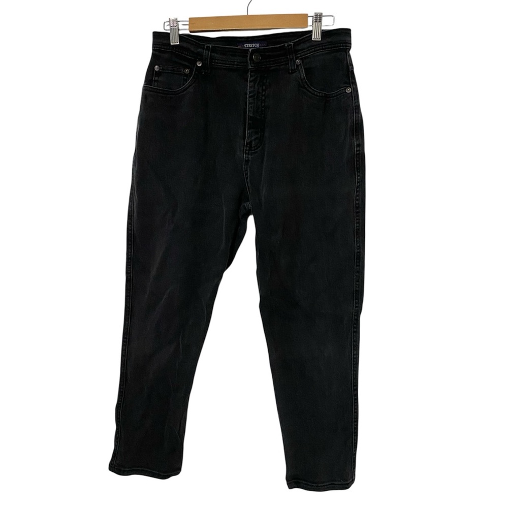 Bill Blass Black Wash Stretch Jeans